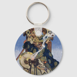 Queen Maeve Warrior Woman Princess Key Ring