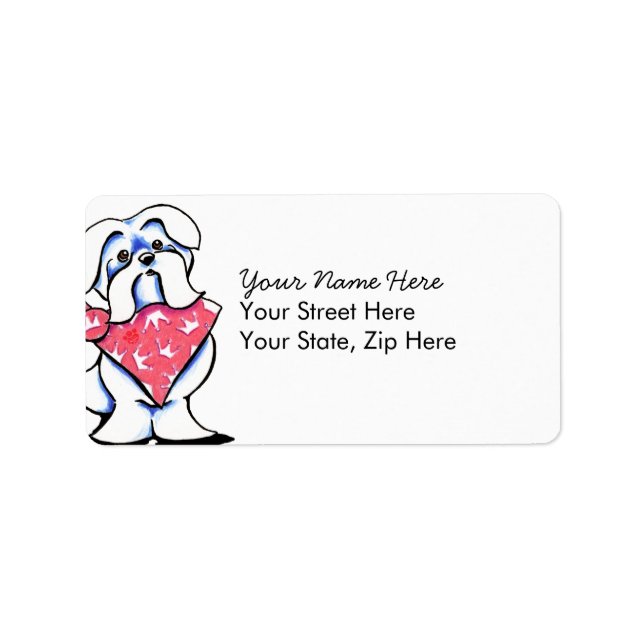 Queen Maltese Label (Front)