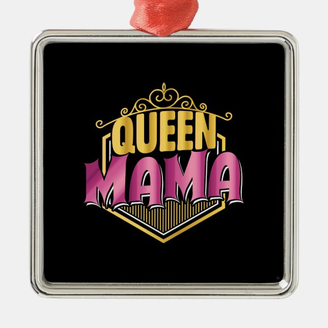 Queen Mama Metal Tree Decoration (Front)