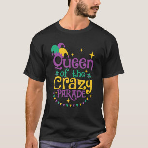 Queen Mardi Gras 2022 Parade Party Masquerade New T-Shirt