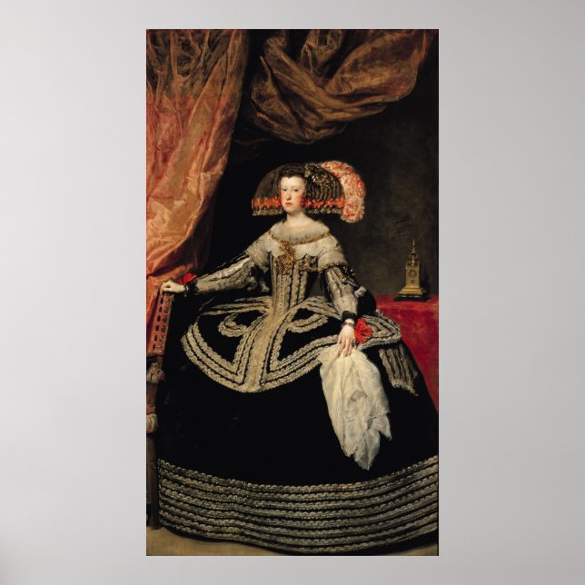 Queen Maria Anna of Austria, 1652 Poster (Front)