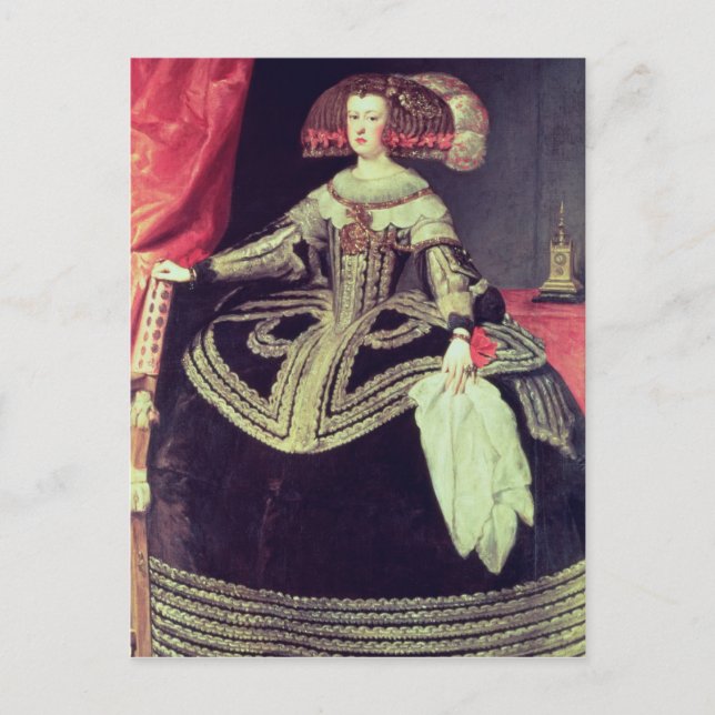 Queen Mariana of Austria  c.1653 Postcard (Front)