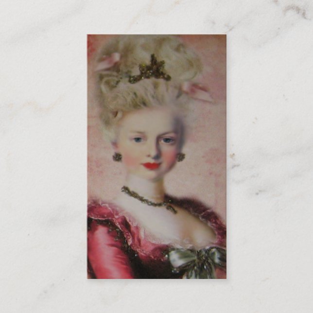 Queen Marie Antoinette ~ Business Card (Front)