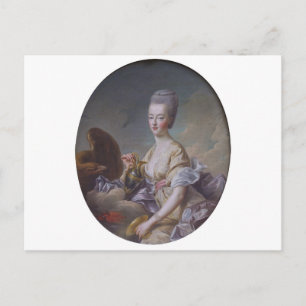 Queen Marie Antoinette by François Hubert Drouais Postcard