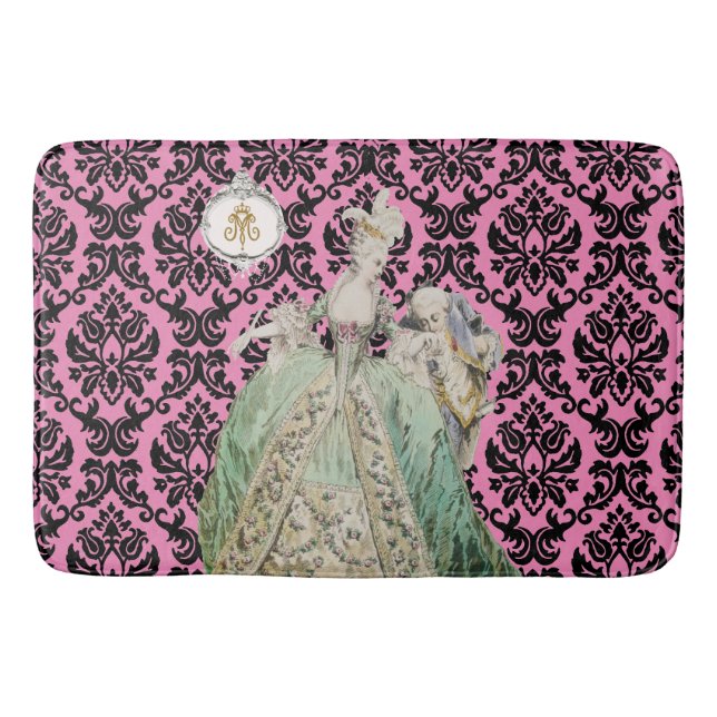 Queen Marie Antoinette CHANGE COLOR - Bath Mat (Front)