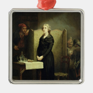 Queen Marie Antoinette in the Conciergerie Metal Tree Decoration