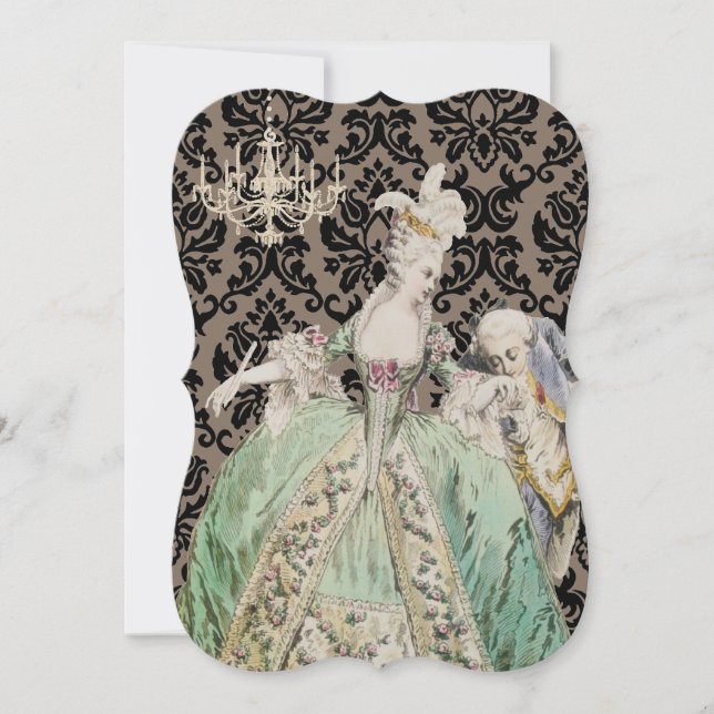 Queen Marie Antoinette - Invitations / RSVP  (Front)
