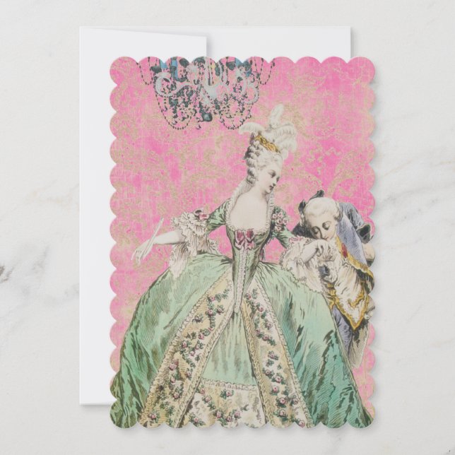Queen Marie Antoinette - Invitations / RSVP #16 (Front)