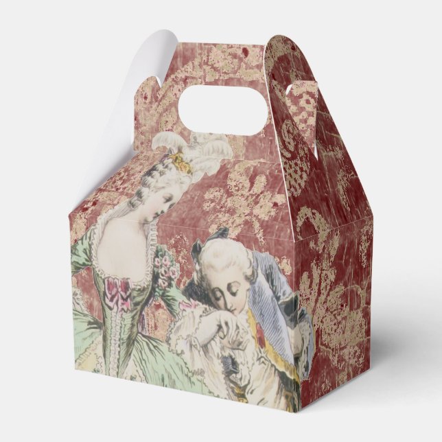 Queen Marie Antoinette (More Options) - Favour Box (Front Side)