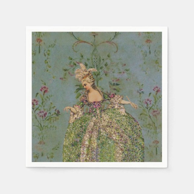 Queen Marie Antoinette (More Options) - Napkin (Front)