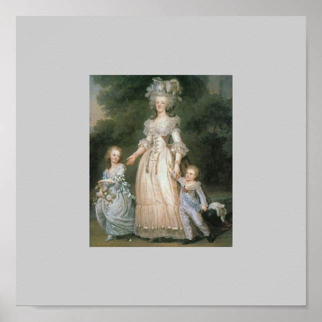 Queen Marie Antoinette of France Poster (Front)