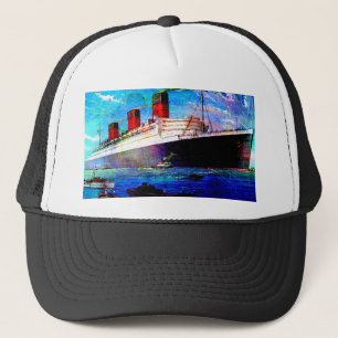 QUEEN MARY 2 TRUCKER HAT