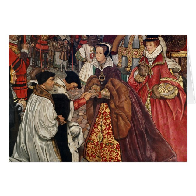 Queen Mary and Princess Elizabeth entering (Front Horizontal)