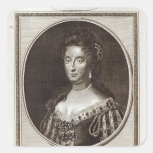 Queen Mary at Kensington Palace Square Sticker