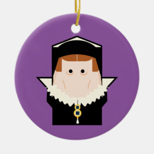 Queen Mary I Ceramic Tree Decoration