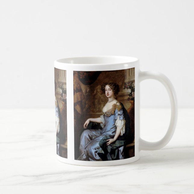 Queen Mary II by Sir Peter Lely Coffee Mug (Right)