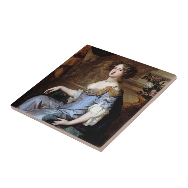 Queen Mary II by Sir Peter Lely Tile (Side)