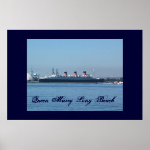 Queen Mary Long Beach Wall Poster