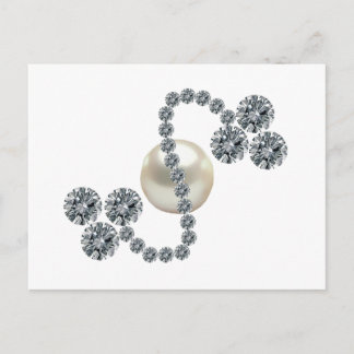 Queen Mary's Three Leaf Clover Bar Brooch Postcard