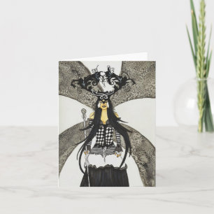 Queen Masquerade Notecard