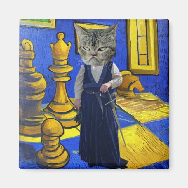 Queen Meowgause Magnet (Front)