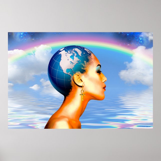Queen Mother Earth Rising - 36" x 24" Poster (Front)