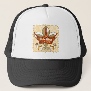 Queen Mum Banner custom name Trucker Hat