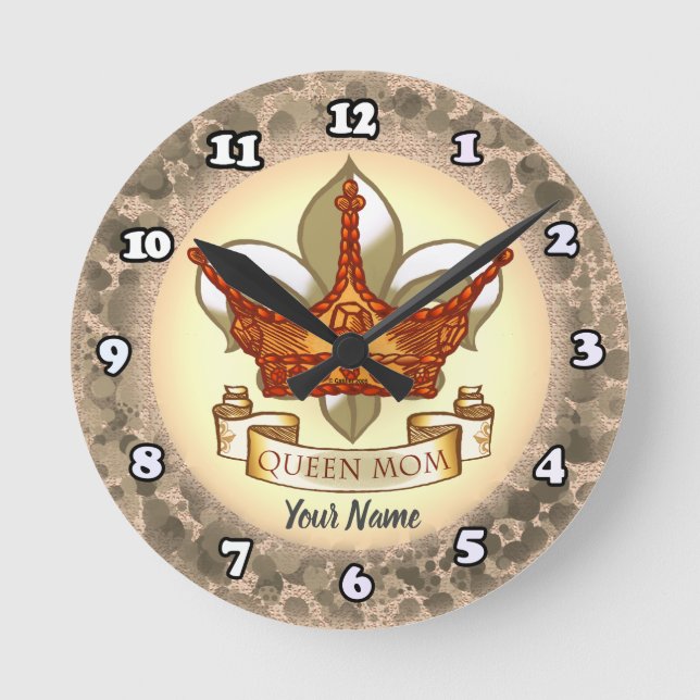 Queen Mum Clock (Front)