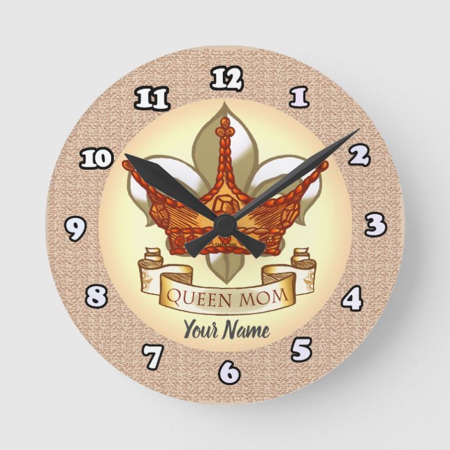 Queen Mum Clock (Front)