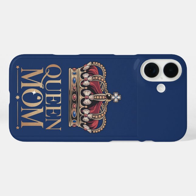 Queen Mum Crown Case-Mate iPhone Case (Back (Horizontal))