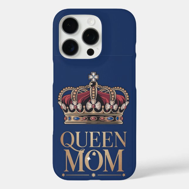 Queen Mum Crown Case-Mate iPhone Case (Back)