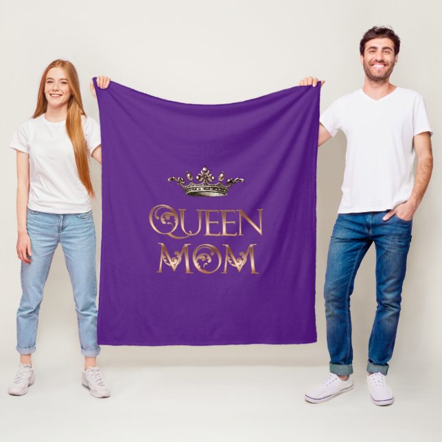 Queen Mum Fleece Blanket (In Situ)