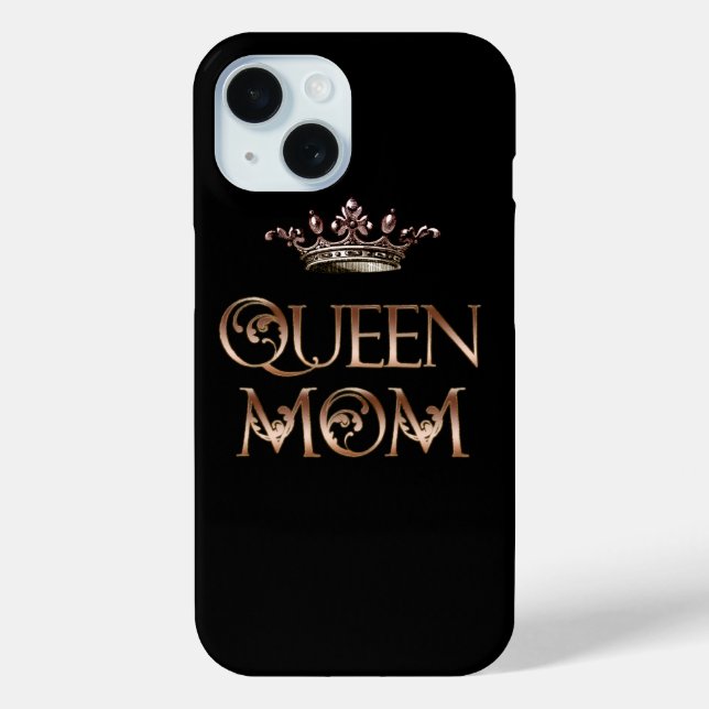 Queen Mum iPhone 15 Case (Back)