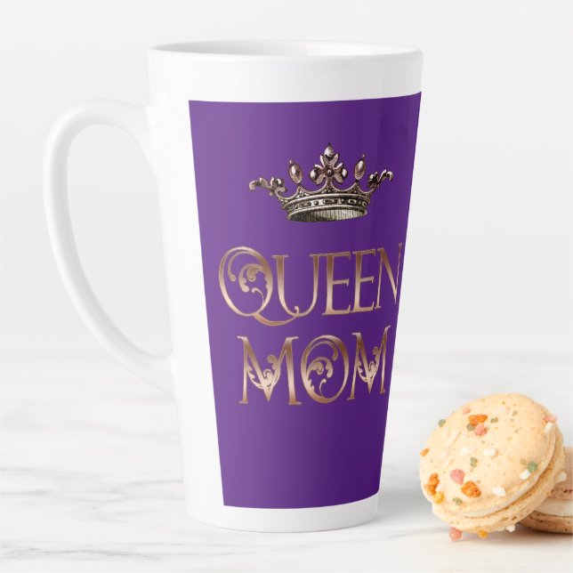 Queen Mum Latte Mug (In Situ)
