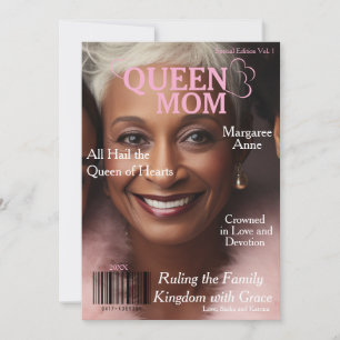 Queen Mum Magazine Cover  Holiday Card