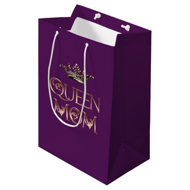 Queen Mum Medium Gift Bag (Front Angled)