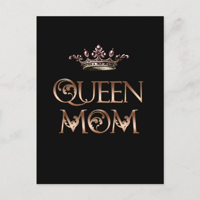 Queen Mum Postcard (Front)