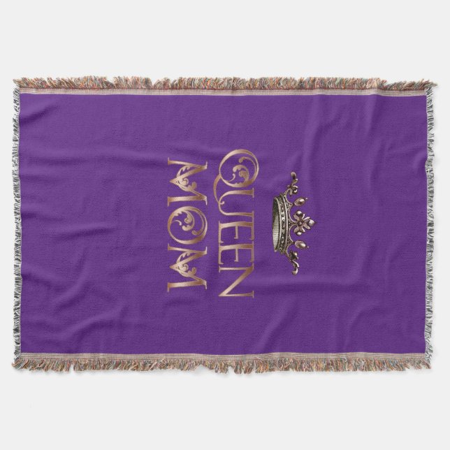 Queen Mum Throw Blanket (Front)