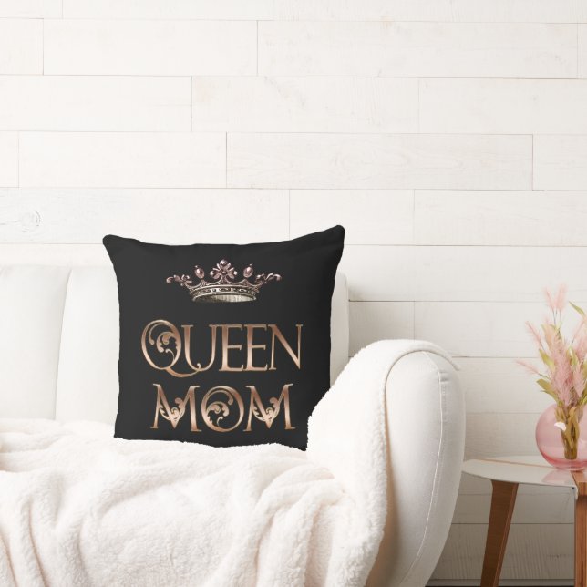 Queen Mum Throw Pillow (Couch)