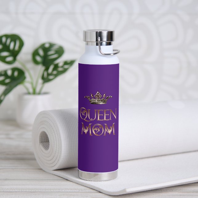 Queen Mum Water Bottle (Yoga)
