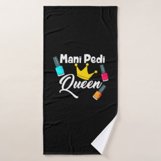 Queen Nail Artist Bath Towel