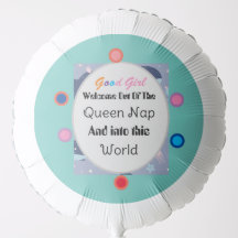 Queen Nap Baby Shower Invitation