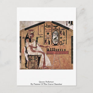 Queen Nefertari By Painter Of The Grave Chamber Postcard