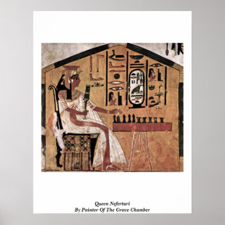 Queen Nefertari By Painter Of The Grave Chamber Poster