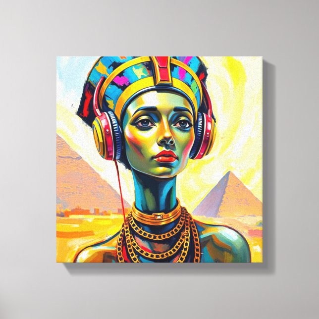 QUEEN NEFERTITI CANVAS PRINT (Front)