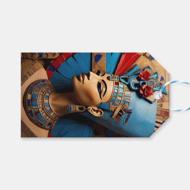 Queen Nefertiti Gift Tags (Front (Horizontal))