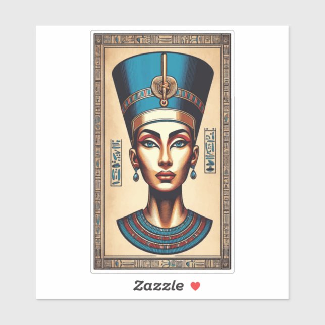 Queen Nefertiti – Timeless Egyptian Beauty (Sheet)