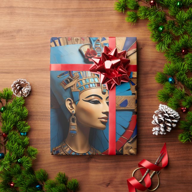 Queen Nefertiti Wrapping Paper (Holiday Gift)