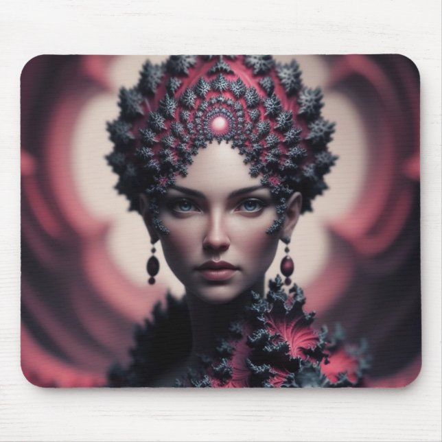Queen Newtonbrot In All Her Royal Glory Mouse Mat (Front)