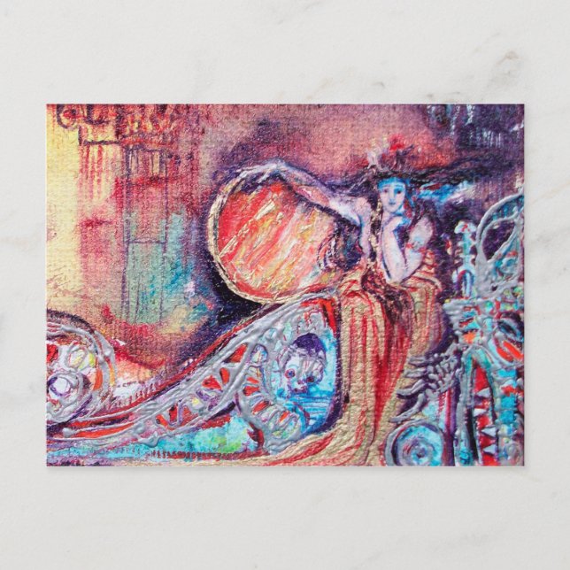 QUEEN OF ARCADIA Fantasy Postcard (Front)